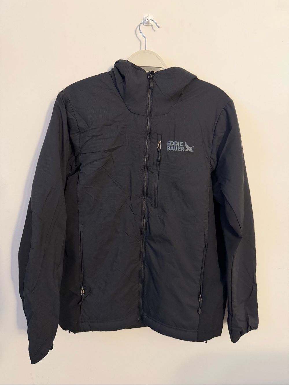 Eddie Bauer Men's Black Hooded Jacket